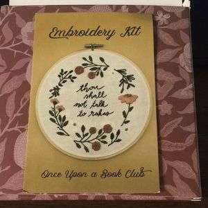 Bridgerton embroidery kit